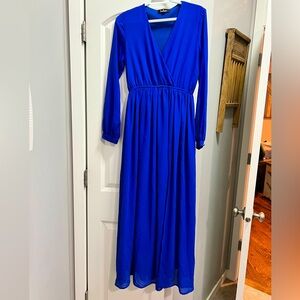 Lulus royal maxi dress